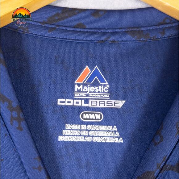 NWT Majestic NFL Seattle Seahawks T-Shirt Blue Cool Base Men's Size Medium - Picture 8 of 11